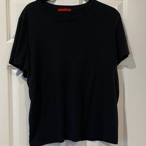 Carolina Herrera Black Short Sleeve Tee